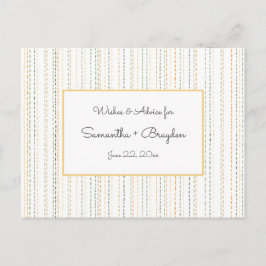 ボホレインベビーシャワーアドバイスカード アドバイスカード