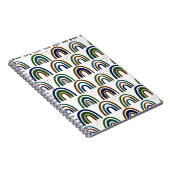 ボホレインボウズブルーグリーンとブラウン ノートブック (右側)