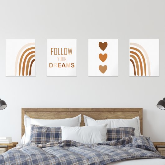 ボホレインボーやる気を起こさせる引用文教室デコール (寝室)