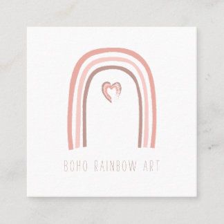 ボホレインボーアート スクエア名刺