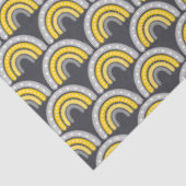 ボホレインボーイエローとグレー 薄葉紙 (詳細)