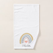 ボホレインボーウォーターカラーガールズ バスタオルセット (ハンドタオル)
