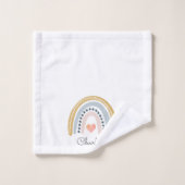 ボホレインボーウォーターカラーガールズ バスタオルセット (ウォッシュタオル)