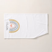 ボホレインボーウォーターカラーガールズ バスタオルセット (ハンドタオル)