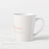 ボホレインボーウォーターカラーファースト誕生日 カフェラテマグ (右)