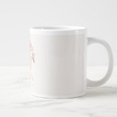 ボホレインボーウォーターカラーファースト誕生日 ジャンボコーヒーマグカップ (右)