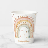 ボホレインボーウォーターカラーベビーシャワー 紙コップ (裏面)