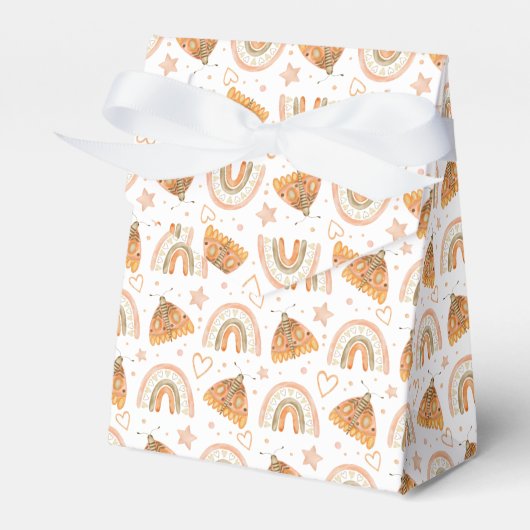 ボホレインボーウォーターカラーモスベビーシャワー フェイバーボックス (正面サイド)