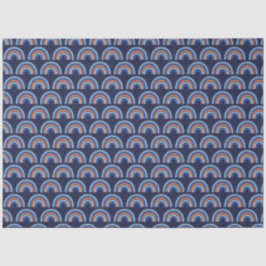 ボホレインボーオレンジとネイビーブルー 薄葉紙