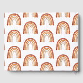 ボホレインボーカスタムー誕生日パーティーフォイルゲストブック ゲストブック (裏面)