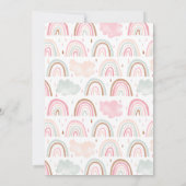 ボホレインボーガールの誕生日パーティー 招待状 (裏面)