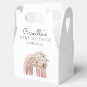 ボホレインボーガールベビーシャワー フェイバーボックス (オープン)