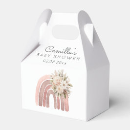 ボホレインボーガールベビーシャワー フェイバーボックス
