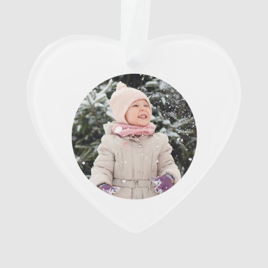 ボホレインボーキッズパーソナライズされた オーナメント (裏面)