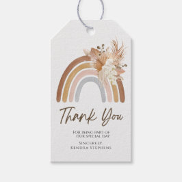 ボホレインボーサンキューユユーラベル ギフトタグ