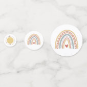 ボホレインボーサンシャインウォームミュート色 コンフェッティ (正面)