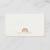 ボホレインボーサンシャイン座席表 プレイスカード (裏面)