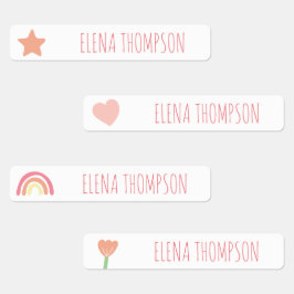 ボホレインボースタースクールデイサービスラベル ラベル