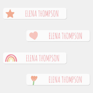 ボホレインボースタースクールデイサービスラベル ラベル