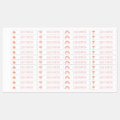 ボホレインボースタースクールデイサービスラベル ラベル (シート)