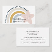 ボホレインボーチャイルドデイケージベイビーシッター 名刺 (正面/裏面)