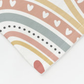 ボホレインボーデザイン フリースブランケット (角)