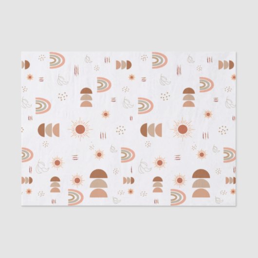 ボホレインボーデザートティッシュペーパー 薄葉紙 (正面)