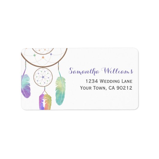 ボホレインボードリームキャッチャー ラベル (正面)