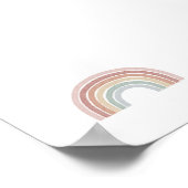 ボホレインボーパステルプリント ポスター (角)