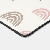 ボホレインボーパターン先生ネームデスクマット デスクマット (コーナー)