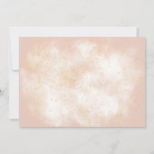 ボホレインボーピンキー魔法ダスト金ゴールド星パーティー 招待状 (裏面)