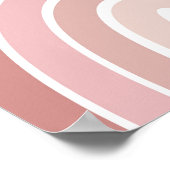 ボホレインボーピンクガールズルーム ポスター (角)