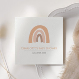 ボホレインボーピンクブラウンウォーター色 スタンダードカクテルナプキン