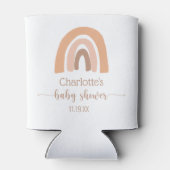 ボホレインボーピンクブラウンベビーシャワー 缶クーラー (裏面)