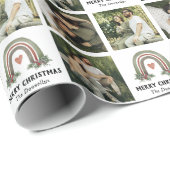 ボホレインボーフォトコラージラッピング紙 ラッピングペーパー (ロールコーナー)