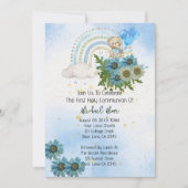 ボホレインボーベアーファースト聖餐式 招待状 (正面)