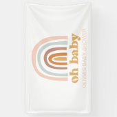 ボホレインボーベビーシャワーバナー 横断幕 (縦)