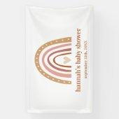 ボホレインボーベビーシャワーバナー 横断幕 (縦)