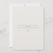 ボホレインボーベビーシャワー自然ガール 招待状 (裏面)