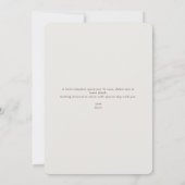 ボホレインボーベビーシャワー自然男女兼用 招待状 (裏面)