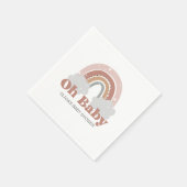 ボホレインボーベビーシャワー スタンダードカクテルナプキン (角)
