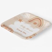 ボホレインボーベビーシャワー ペーパープレート (傾斜あり)