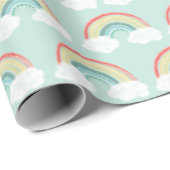 ボホレインボーベビーシャワー ラッピングペーパー (ロールコーナー)