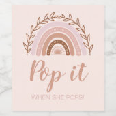 ボホレインボーボトルラベル ワインラベル (シングルラベル)