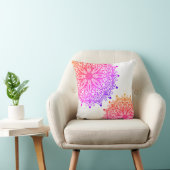 ボホレインボーマンダラ装飾用クッション クッション (椅子)