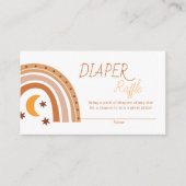 ボホレインボーモダンおむつラッフル エンクロージャーカード (正面)