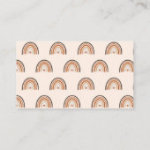 ボホレインボーモダン先生アップル 名刺 (裏面)