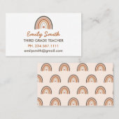 ボホレインボーモダン先生アップル 名刺 (正面/裏面)