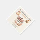 ボホレインボー不気味ファースト誕生日 スタンダードカクテルナプキン (角)