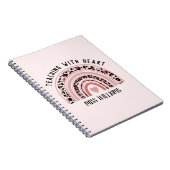 ボホレインボー先生鑑賞スパイラル ノートブック (右側)